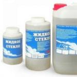 Application of liquid glass for waterproofing Application of liquid glass for concrete in a washing