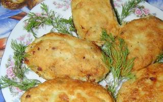Pollock cutlets - recipes with photos