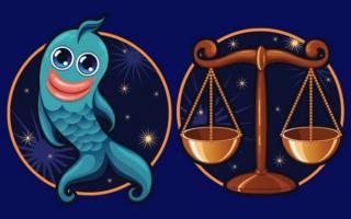 Horoscope fish and scales. Personal life weights. Men fish - women scales