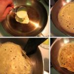 Ažurne palačinke - kako kuhati s mlijekom, kefirom ili choux pecivom prema receptima korak po korak