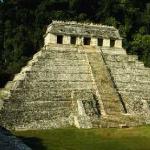 Palenque - a jungle-lost city of the Maya Group of the Cross in Palenque