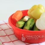 Korean salad with fresh cucumbers and meat - step-by-step recipe with photos