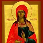 Memorial Day of the Martyr Christina Life of Christina