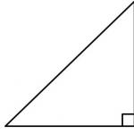 Ako neobvyklým spôsobom nájsť oblasť pravouhlého trojuholníka Oblasť preponou a nohou