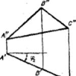 Rovina v priestore - potrebné informácie B) na dvoch projekčných rovinách;  c) bez nápravy