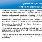 Test Using ICT (checking the level of ICT competence)