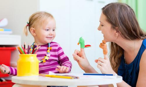 Profession speech therapist: one who teaches how to speak correctly