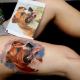 Pas tetovaža Značenje tetovaže djevojčice na glavi njenog psa