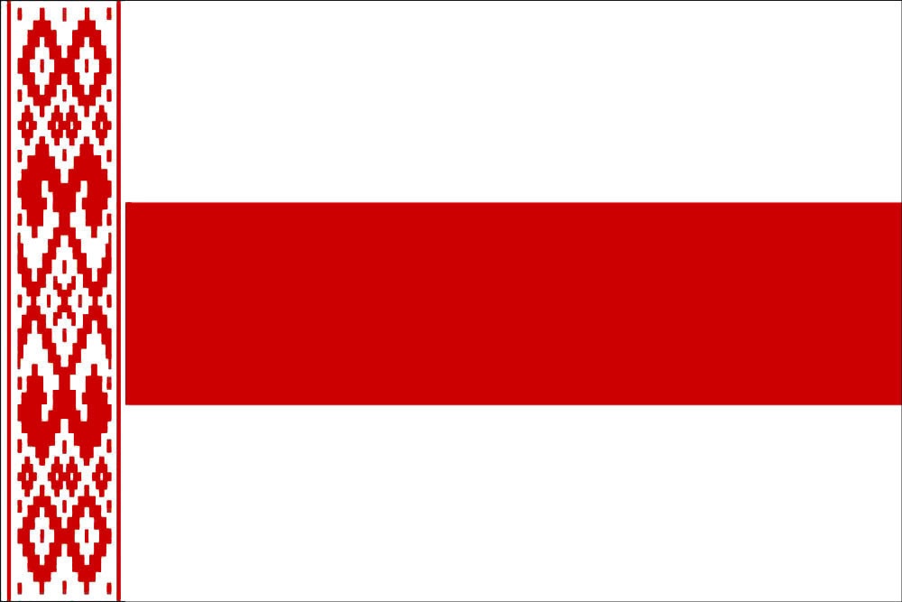 Reiskia Baltai Raudonai Balta Vėliava Baltarusijos Vėliava